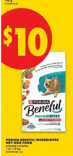 No Frills Purina beneficial incredibites dry dog food offer