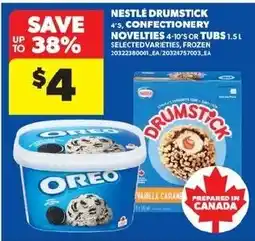 Real Canadian Superstore Nestle drumstick confectionery novelties offer