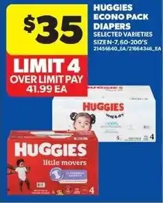 Real Canadian Superstore Huggies diapers offer