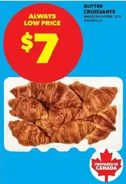 Real Canadian Superstore Butter croissants offer
