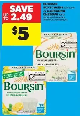 Real Canadian Superstore Boursin soft cheese offer