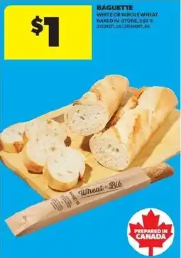 Real Canadian Superstore Baguette offer