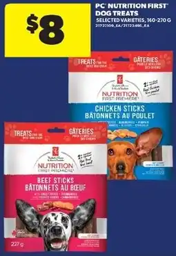 Real Canadian Superstore PC Nutrition First dog treats offer