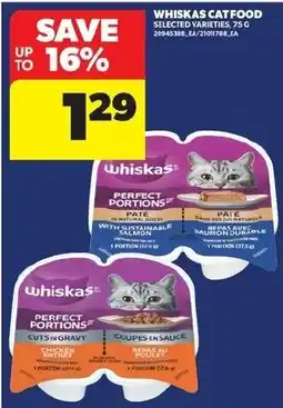 Real Canadian Superstore Whiskas cat food selected varieties offer