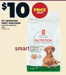 Zehrs Markets PC Nutrition First Dog Food offer