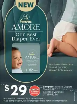Zehrs Markets Pampers Amore Diapers offer