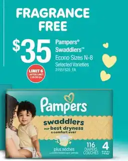 Zehrs Markets Pampers Swaddlers Econo Sizes N-8 offer