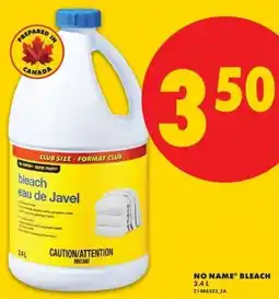No Frills No Name bleach offer