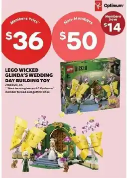 Real Canadian Superstore lego wicked glinda's wedding day building toy offer