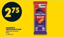 No Frills Cadbury chocolate bar offer