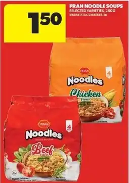 Real Canadian Superstore Pran noodle soups offer