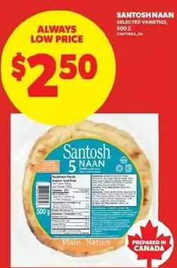 Real Canadian Superstore Santosh 5 Naan offer
