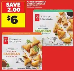 Real Canadian Superstore PC mini vegetable chicken samosas offer