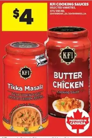 Real Canadian Superstore KFI cooking sauces offer