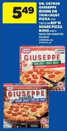 Real Canadian Superstore Dr. Oetker Giuseppe pizza offer
