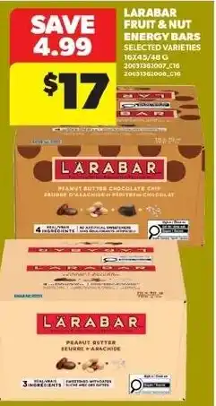 Real Canadian Superstore Larabar fruit & nut energy bars offer