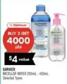 Shoppers Drug Mart Garnier micellar water offer