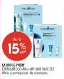 Shoppers Drug Mart La Roche-Posay Etraclear Duo+M or Mat Skin Care Set offer
