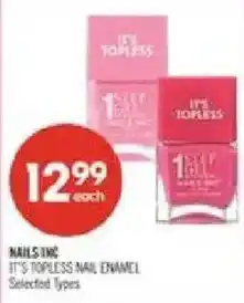 Shoppers Drug Mart Nails Inc It's Topless Nail Enamel offer