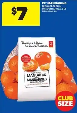 Real Canadian Superstore PC mandarins offer