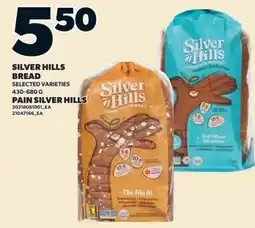 Loblaws Silver Hills bread selected varieties offer
