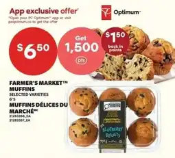 Loblaws Farmer's Market Muffins offer