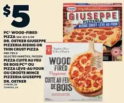 Loblaws Dr. Oetker wood-fired pizza offer