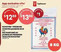 Loblaws Rooster premium scented jasmine rice offer