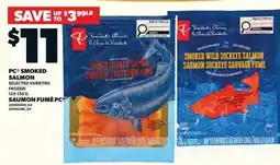 Loblaws PC smoked salmon selected varieties offer