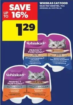 Real Canadian Superstore Whiskas cat food selected varieties offer