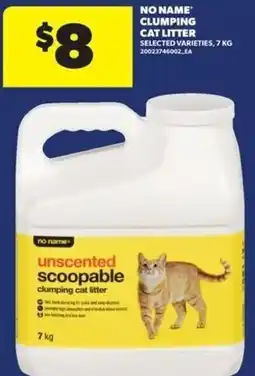 Real Canadian Superstore No Name scoopable clumping cat litter offer