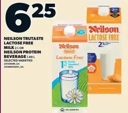 Zehrs Markets Neilson lactose free milk offer