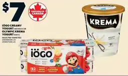 Zehrs Markets iogo creamy yogurt offer