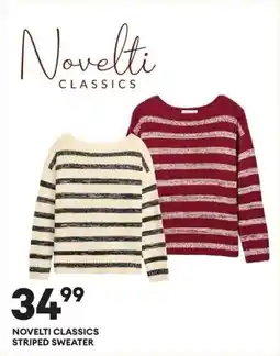 Real Canadian Superstore Novelti Classics Striped Sweater offer
