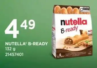Fortinos Nutella b-ready offer