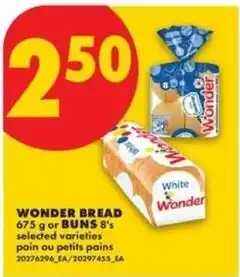 No Frills Wonder bread offer