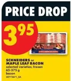 No Frills Schneiders or maple leaf bacon offer