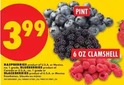 No Frills Raspberries blueberries blackberries offer