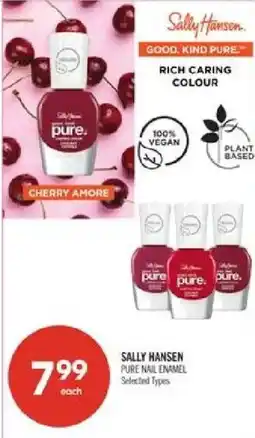 Shoppers Drug Mart Sally Hansen pure nail enamel offer