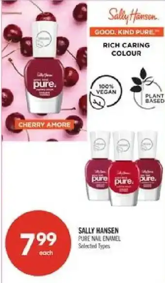 Shoppers Drug Mart Sally Hansen pure nail enamel offer