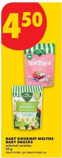 No Frills Baby Gourmet Melties Baby Snacks offer