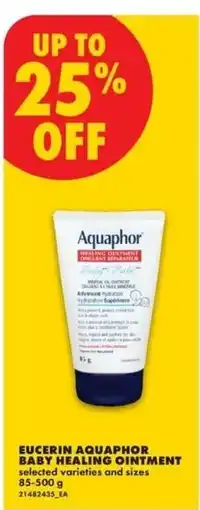 No Frills Eucerin aquaphor baby healing ointment offer