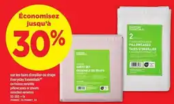 Maxi Everyday Essentials pillowcases or sheets offer