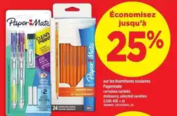Maxi Papermate stationery, selected varieties offer