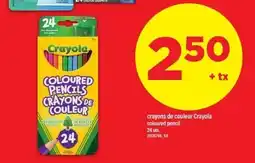 Maxi Crayola coloured pencil offer