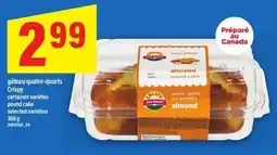 Maxi Crispy pound cake offer