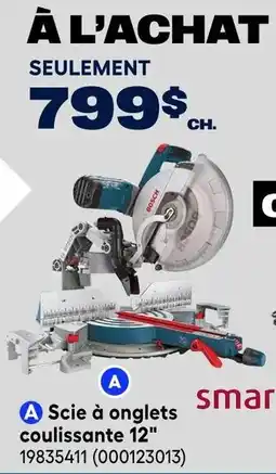 RONA Bosch scie à onglets coulissante 12" offer