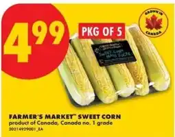 No Frills Farmer's Market sweet corn offer
