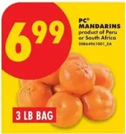 No Frills PC mandarins offer