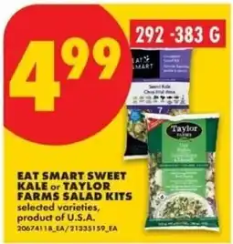 No Frills Eat Smart Sweet Kale or Taylor Farms Salad Kits offer